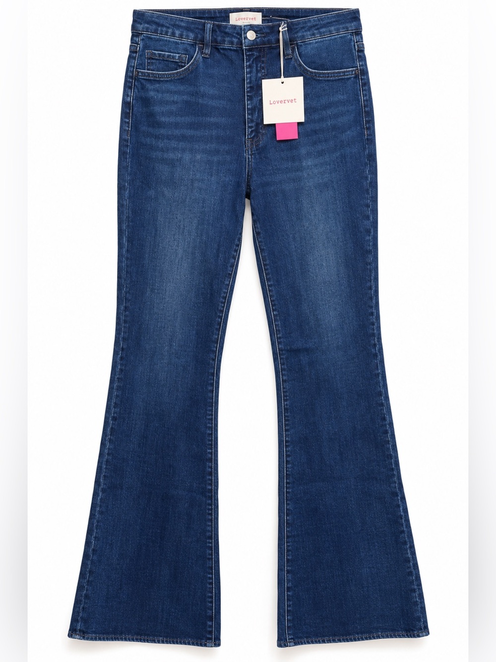 NWT Lovervet Tummy Control High Rise Flare Jeans 32/15